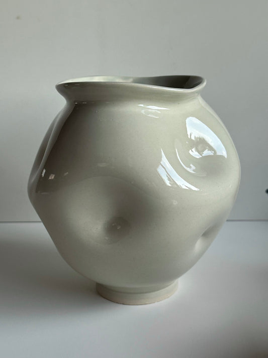 Dimpled Moon Jar