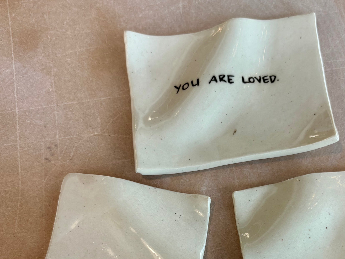 Ceramic Handwritten Note