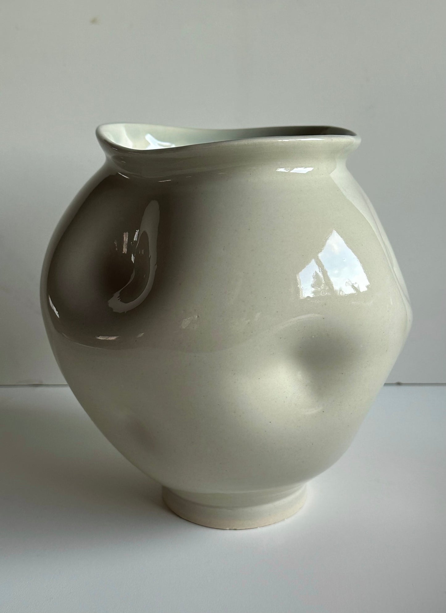 Dimpled Moon Jar